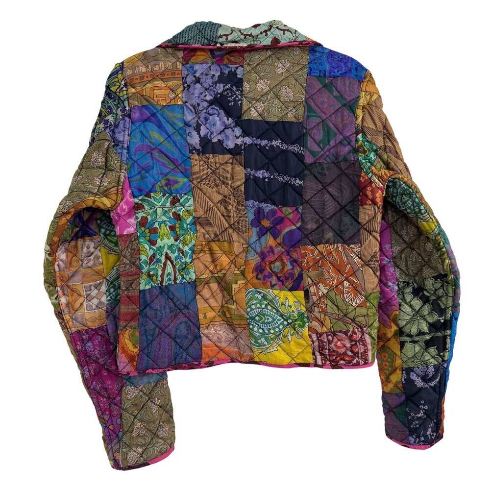 C:Eed Womens Reversible Patchwork Quilted Silk Co… - image 6